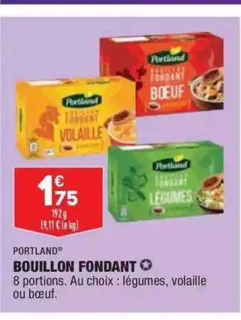 ALDI Bouillon fondant portland offre