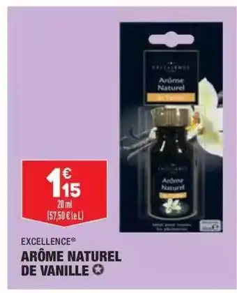 ALDI Arôme naturel de vanille excellence offre