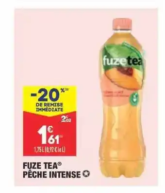 ALDI Fuze tea pêche intense offre