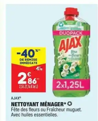 Nettoyant ménager ajax