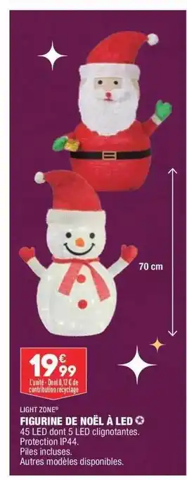 ALDI Figurine de noël à led light zone offre