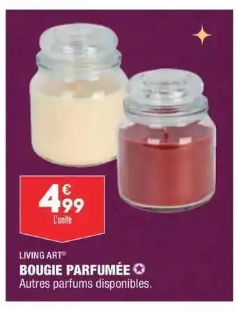 ALDI Bougie parfumée living art offre