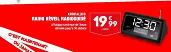 ALDI Radio réveil radioguidé krontaler offre