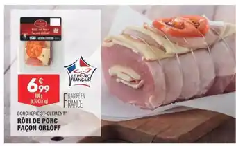 ALDI Rôti de porc façon orloff boucherie st-clément offre