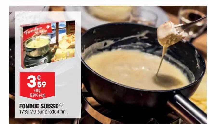 Promo Fondue suisse chez ALDI