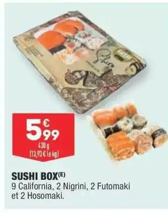 ALDI Sushi box offre