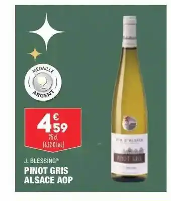 ALDI Pinot gris alsace aop j. blessing offre