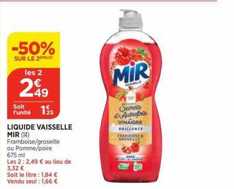 Liquide vaisselle mir