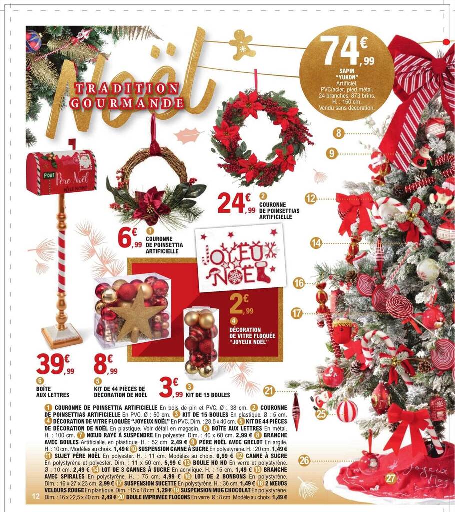 Promo Sapin chez E.Leclerc
