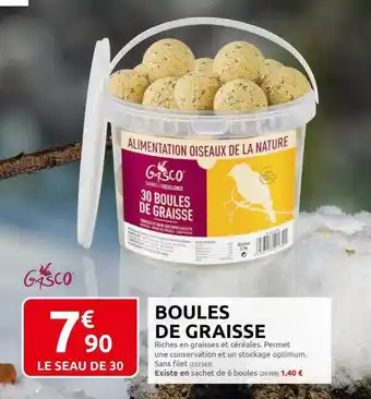 Rural Master Boules de graisse gasco offre