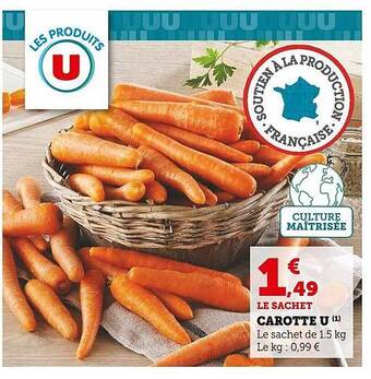 Super U Carotte u offre