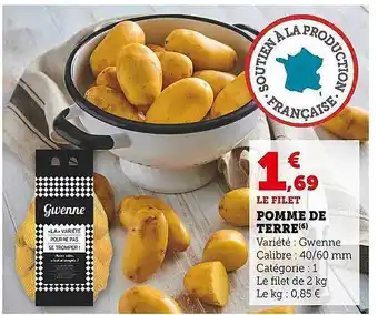 Super U Pomme de terre givenne offre
