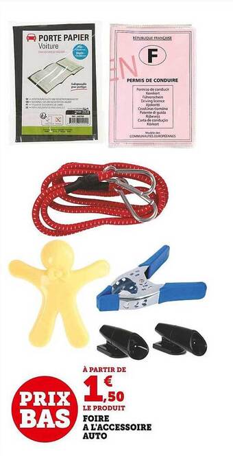 Super U Foire à l'accessoire auto offre