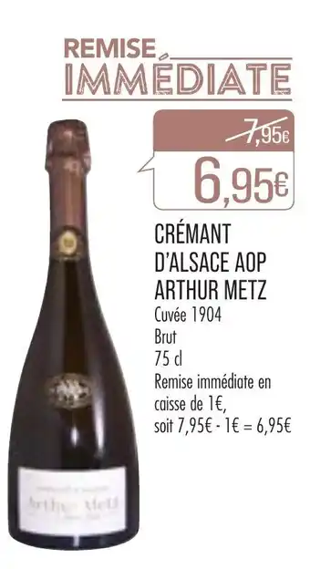 Match Crémant d'Alsace AOP Arthur Metz offre