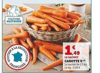 U Express Carotte u offre