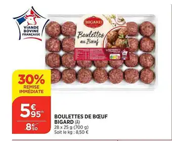 Boulettes de bœuf bigard