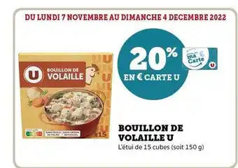 Bouillon de volaille u