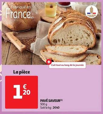 Auchan Pavé saveur offre