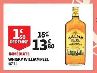 Auchan Whisky william peel offre