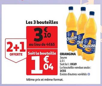 Auchan Orangina offre