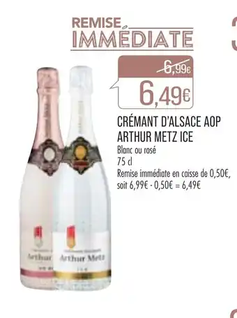 Match Crémant d'Alsace AOP Arthur Metz Ice offre