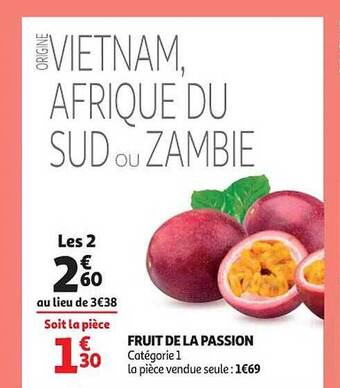 Auchan Fruit de la passion offre