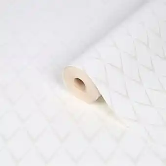 Castorama Papier peint vinyle sur intissé goodhome lanaria blanc offre