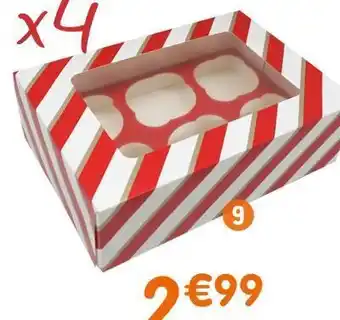 b&m Lot de 4 boîtes à gâteaux offre