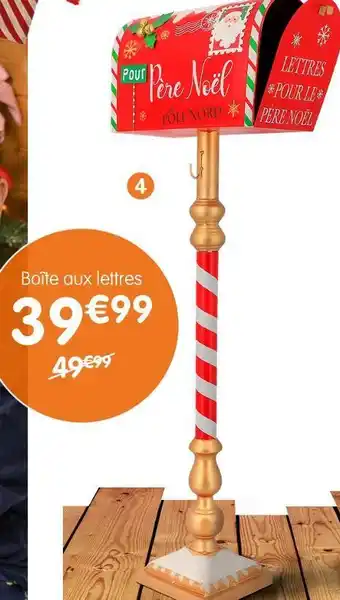 b&m Boîte aux lettres de noël offre