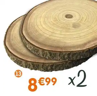 b&m Lot de 2 sets de table en bois offre