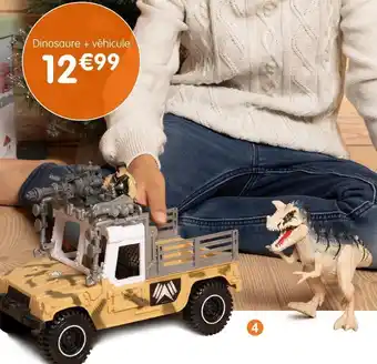 b&m Dinosaure + véhicule offre