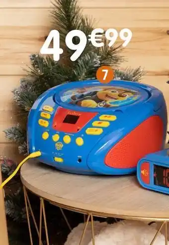 Lecteur cd la pat'patrouille