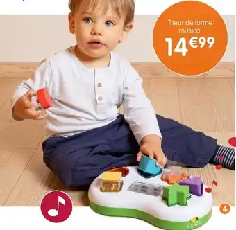 b&m Trieur de forme musical offre