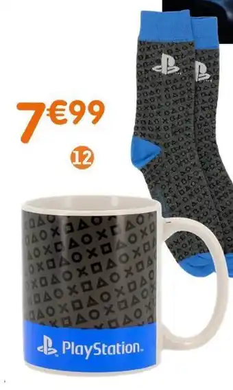 Set mug + chaussettes playstation