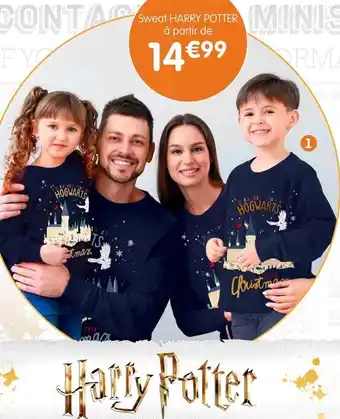 b&m Harry potter sweat offre