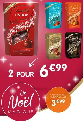 b&m Lindt chocolats lindor offre