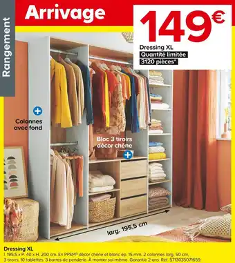 Castorama Dressing xl offre