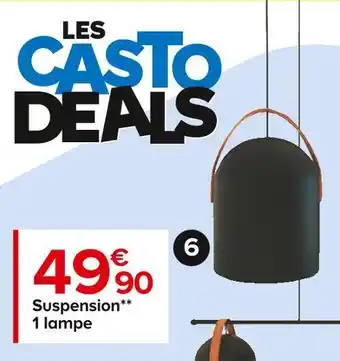 Castorama Suspension 1 lampe hayott offre
