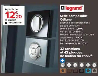 Castorama Legrand série composable céliane offre