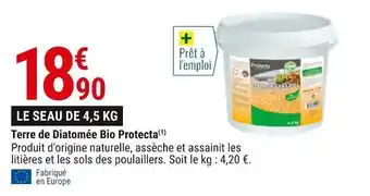 Gamm vert Protecta terre de diatomée bio offre
