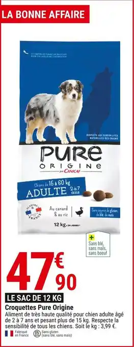 Pure origine croquettes