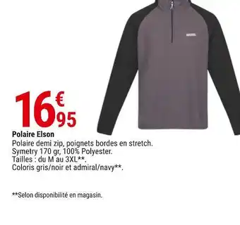 Gamm vert Regatta polaire elson offre