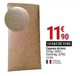 Copeaux de bois
