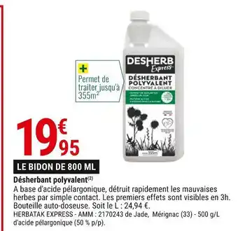 Désherbant polyvalent