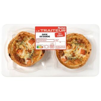 Auchan 2 quiches lorraines auchan le traiteur offre
