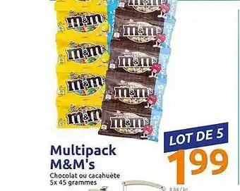 Action Multipack M&m's offre