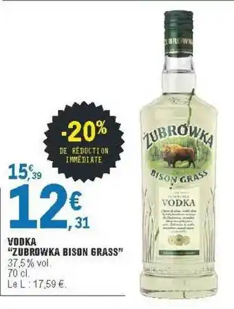 E.Leclerc Vodka offre