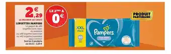 Hyper U Lingettes Pampers offre