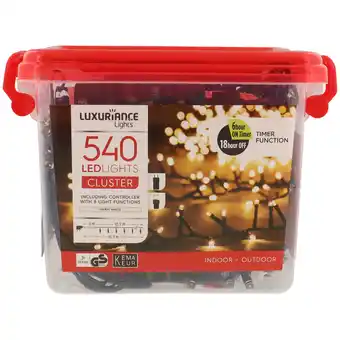 Luxuriance lights guirlande lumineuse avec grappes de led luxuriance lights