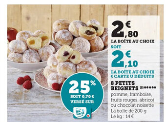Super U 8 Petits Beignets offre